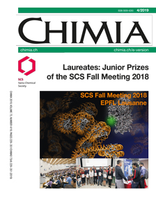 CHIMIA Vol. 73 No. 04(2019): Laureates: Junior Prizes of the SCS Fall Meeting 2018