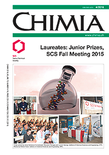 CHIMIA Vol. 70 No. 4(2021): Laureates: Junior Prizes, SCS Fall Meeting 2015