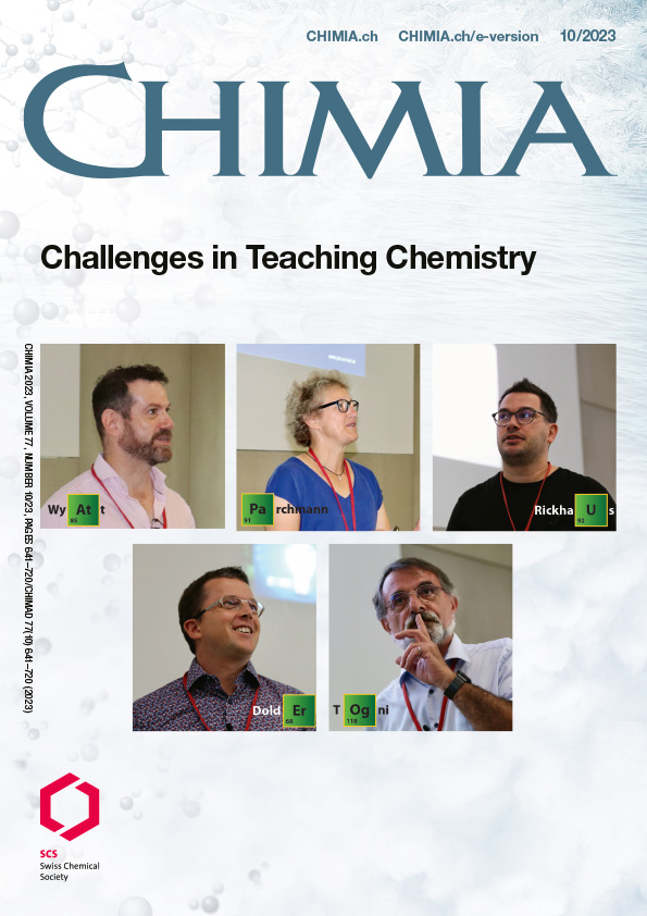 CHIMIA Vol. 77 No. 10 (2023): Challenges in Teaching Chemistry