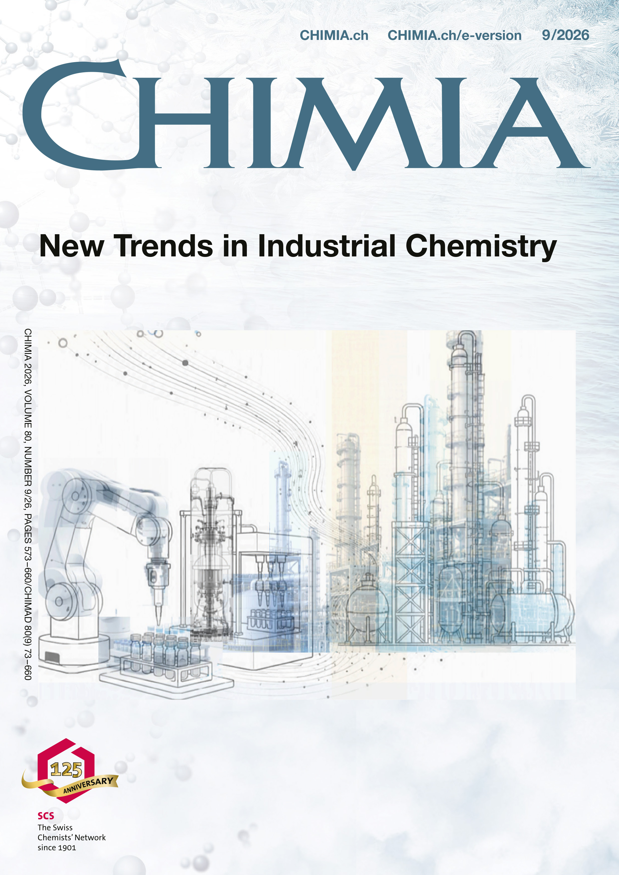 CHIMIA Vol. 80 No. 9 (2026): New Trends in Industrial Chemistry