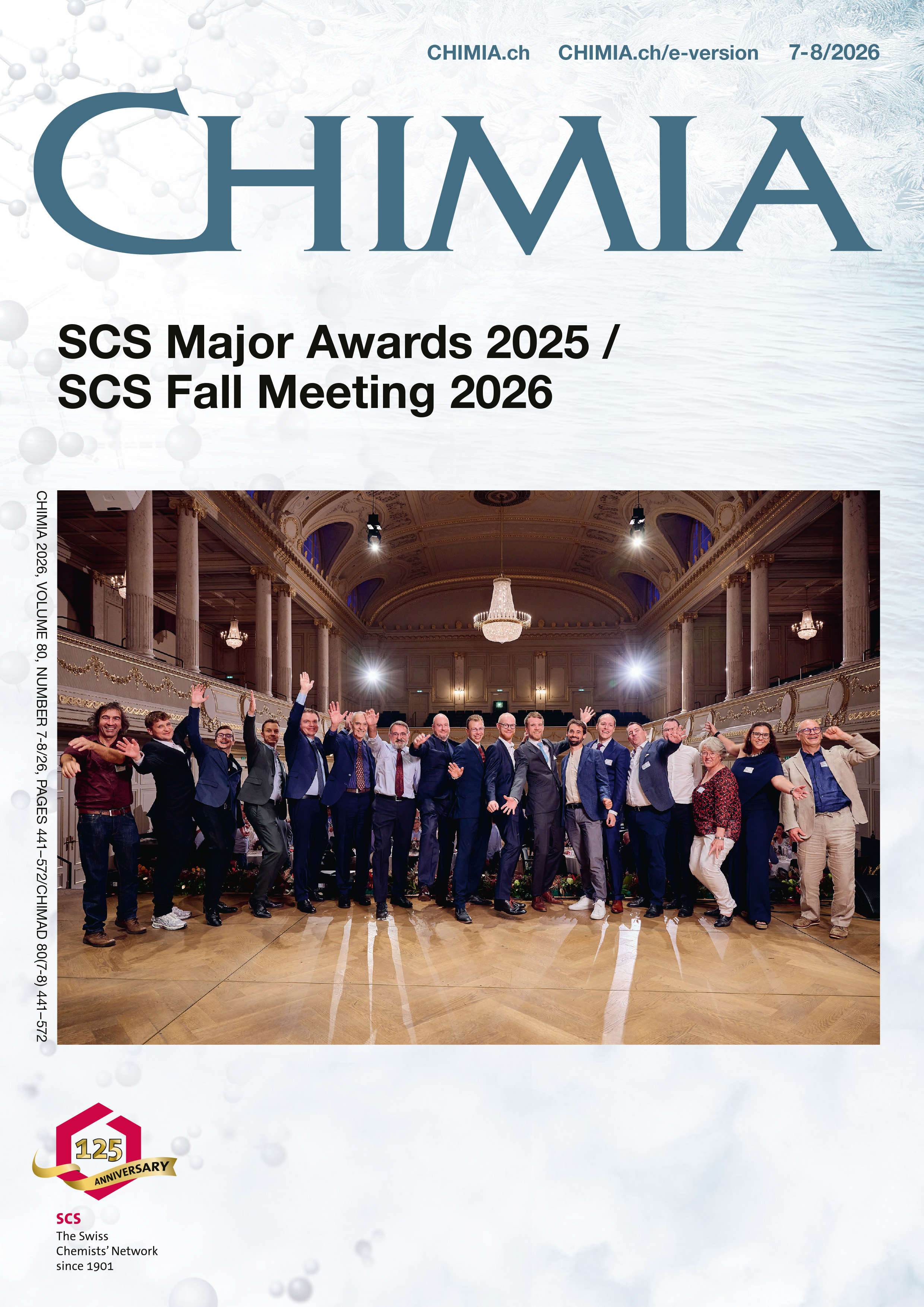 					View Vol. 80 No. 7-8 (2026): SCS Major  Awards 2025 / SCS Fall Meeting  2026
				